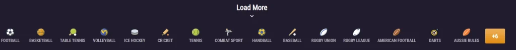 SpinKings24 Casino sportsbook with football, tennis, basketball and live sports categories
